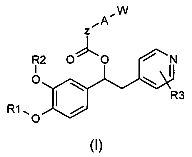 Производные 1-фенил-2-пиридинилалкиловых спиртов в качестве ингибиторов фосфодиэстеразы