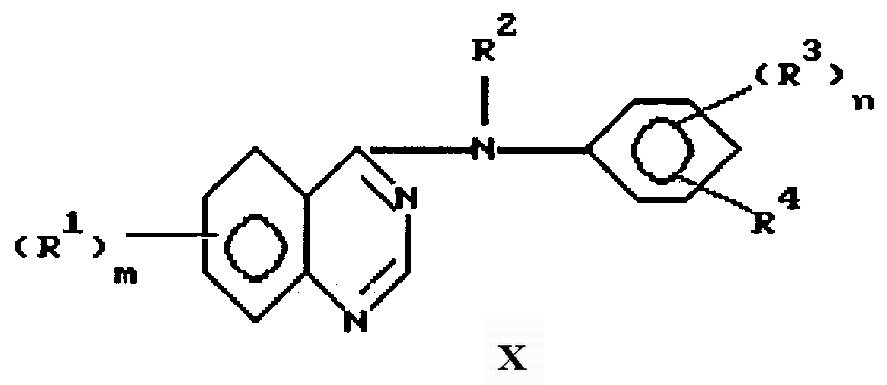 Производные 4-(замещенного фениламино)хиназолина или их фармацевтически приемлемые соли, способ ингибирования рецепторной тирозинкиназы и фармацевтическая композиция