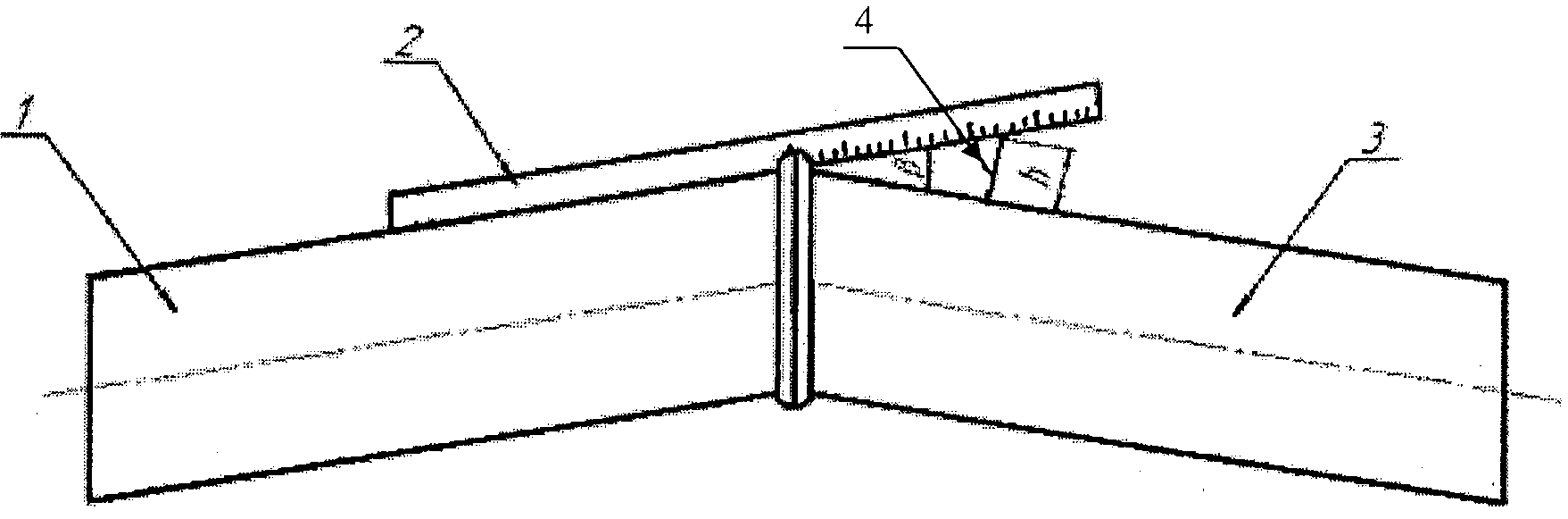 Способ определения косины кольцевого сварного стыка стальных труб
