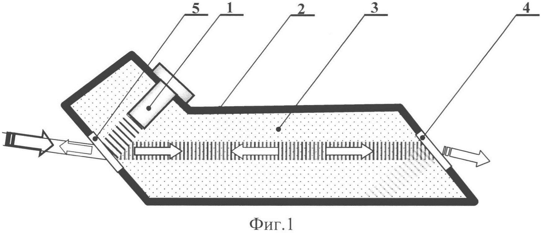Акустооптическая ячейка для реализации обратной коллинеарной дифракции терагерцевого излучения на ультразвуковой волне в жидкости