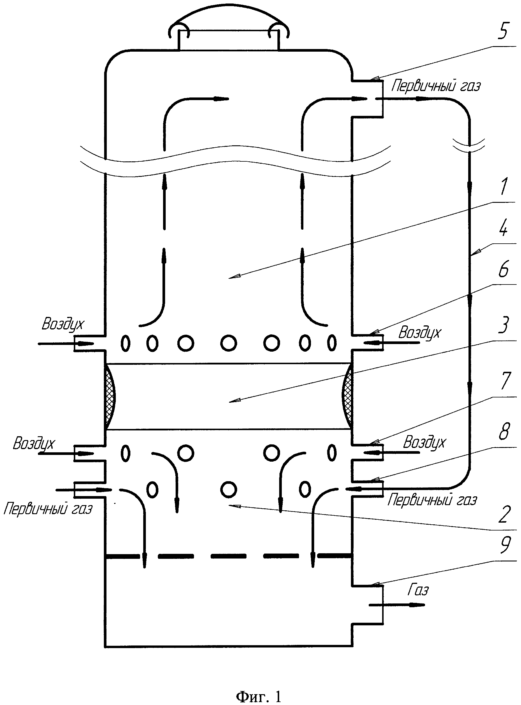 Газогенератор из бочки чертежи
