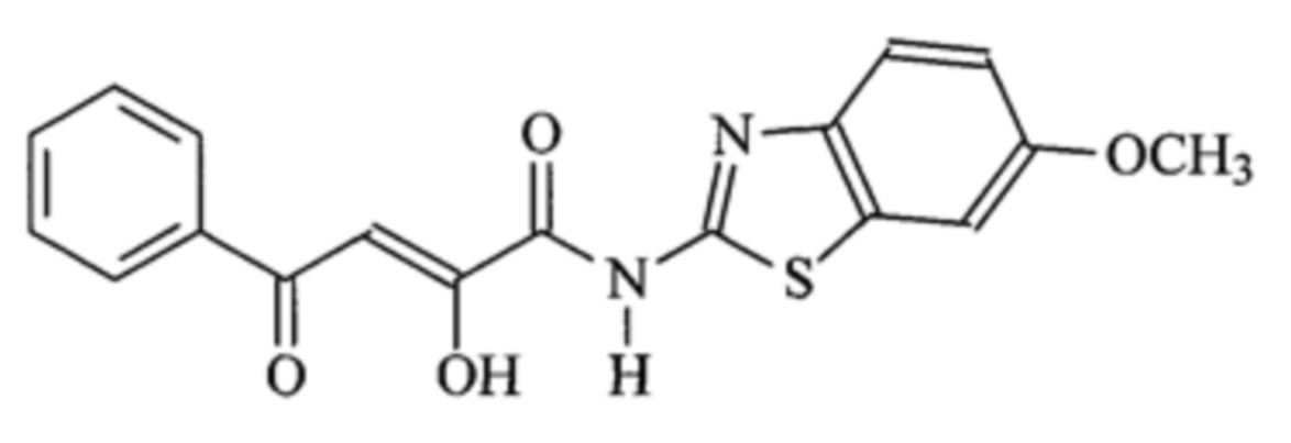 2-Гидрокси-N-(6-метоксибензо[d]тиазол-2-ил)-4-оксо-4-фенилбут-2-енамид, обладающий гастропротекторным и иммуномодулирующим действием