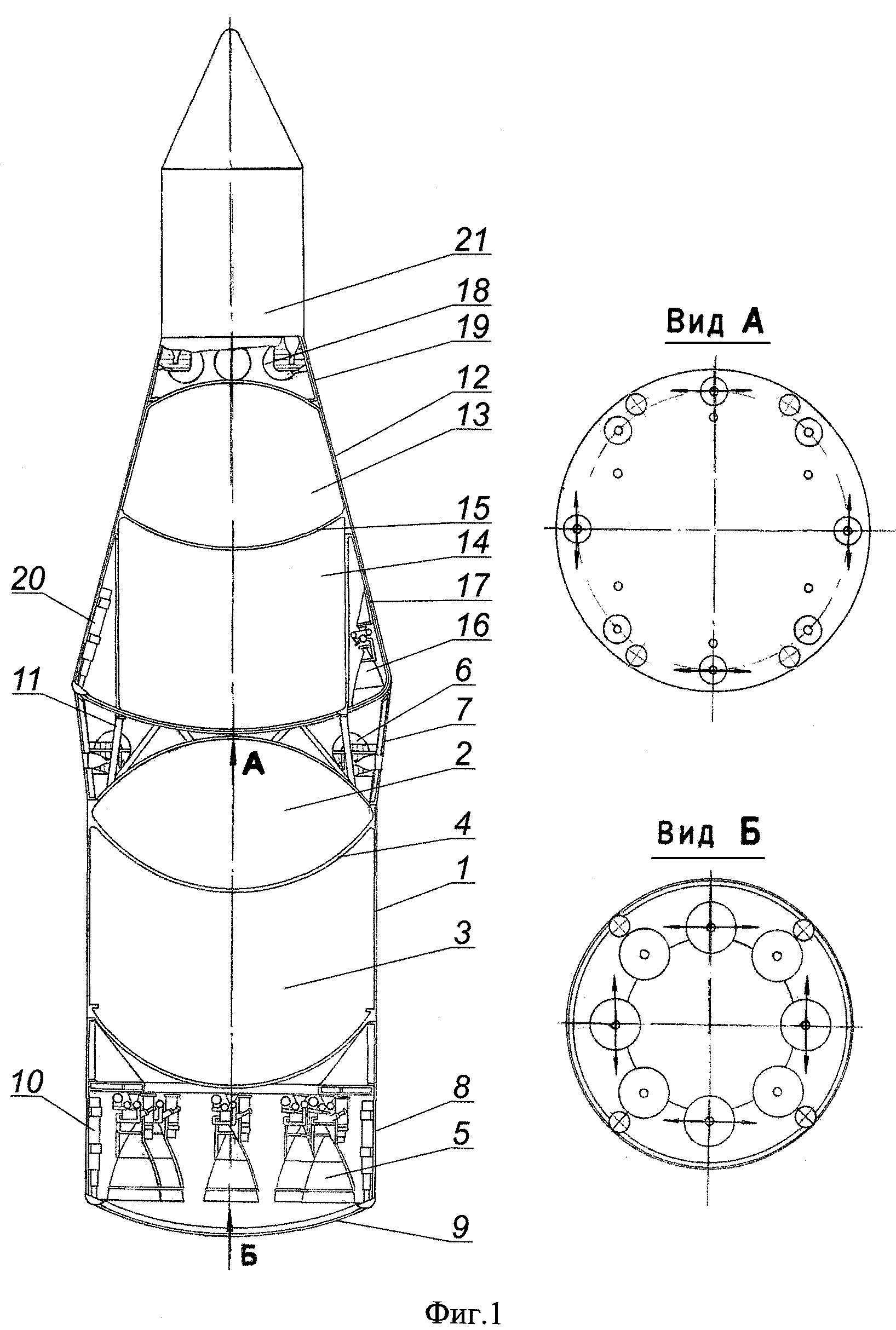 Космическая ракета чертеж