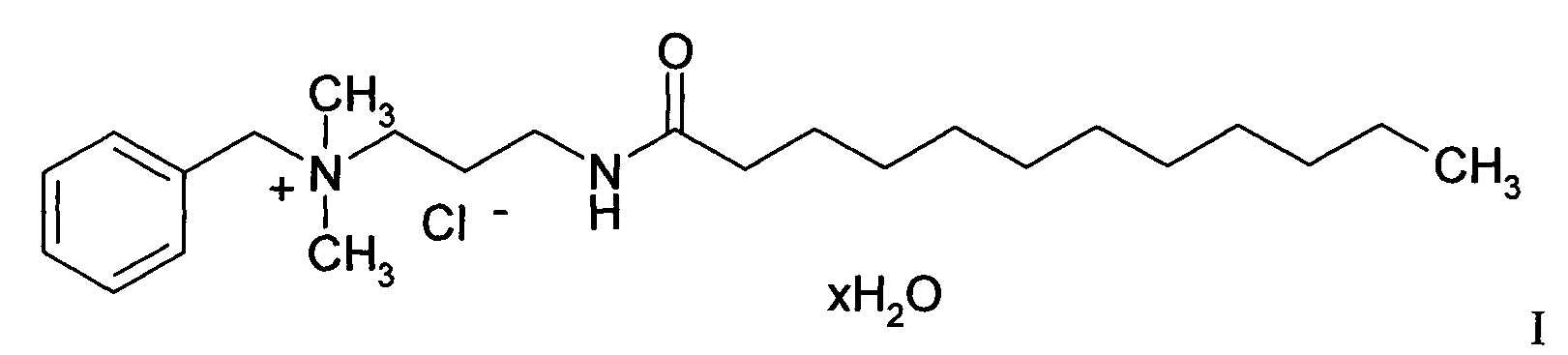 Способ получения N-бензил [1-(додециноиламино)-3-(диметиламино)]пропана аммоний хлорида моногидрата
