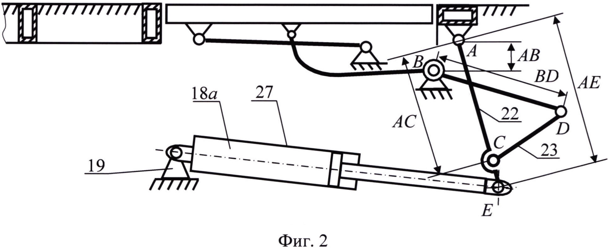 Механизм привода прислонно-сдвижной двери транспортного средства