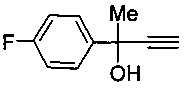 Атом-экономный безотходный способ получения 2-(4-фторфенил)-бут-3-ин-2-ола