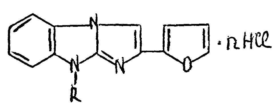 Гидрохлориды 2-фурилзамещенных имидазо[1,2-a]бензимидазола, обладающие антиаритмической активностью