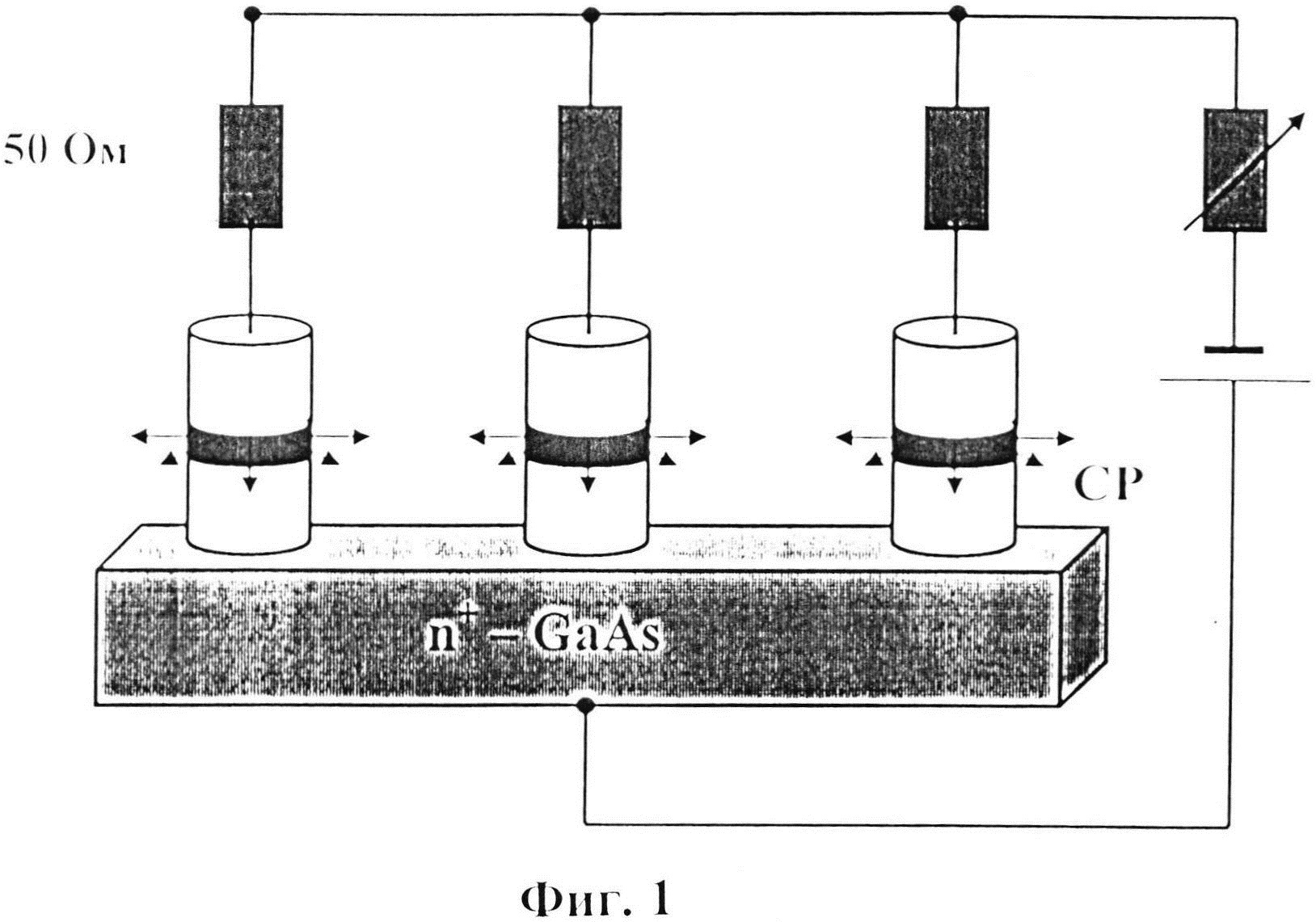 Способ усиления мощности радиочастотно-модулированного терагерцового излучения 30-периодной слабосвязанной полупроводниковой сверхрешетки GaAs/AlGaAs