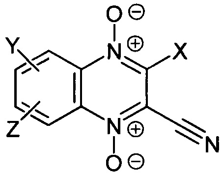 Производные 1,4-диоксида хиноксалин-2-карбонитрила, ингибирующие рост опухолевых клеток