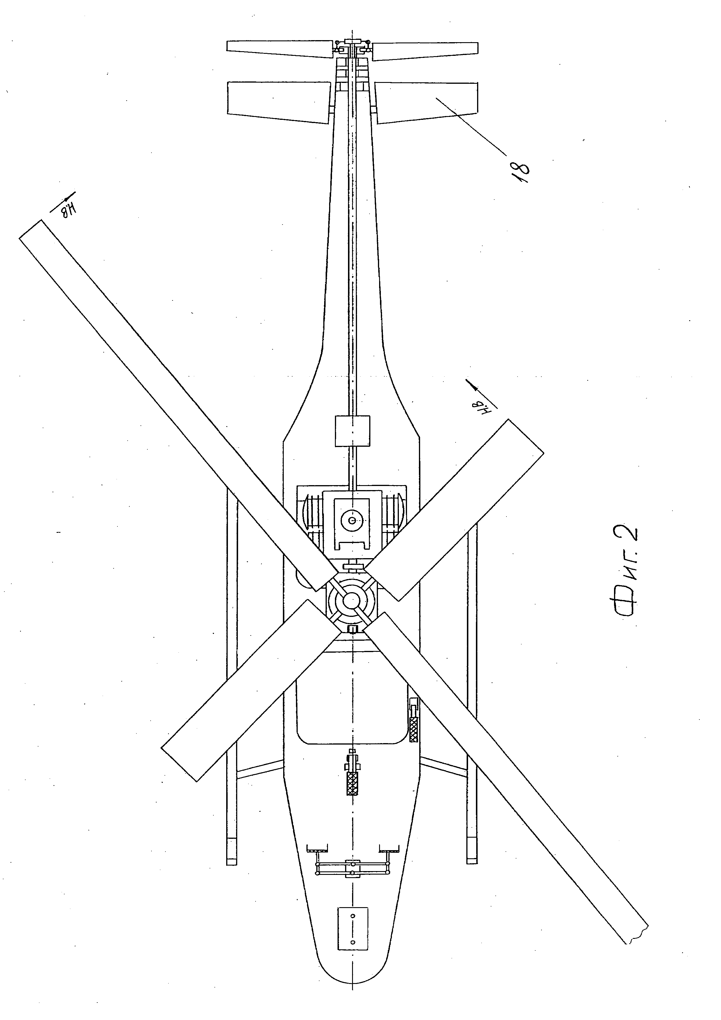Двухвинтовая поперечная схема вертолета