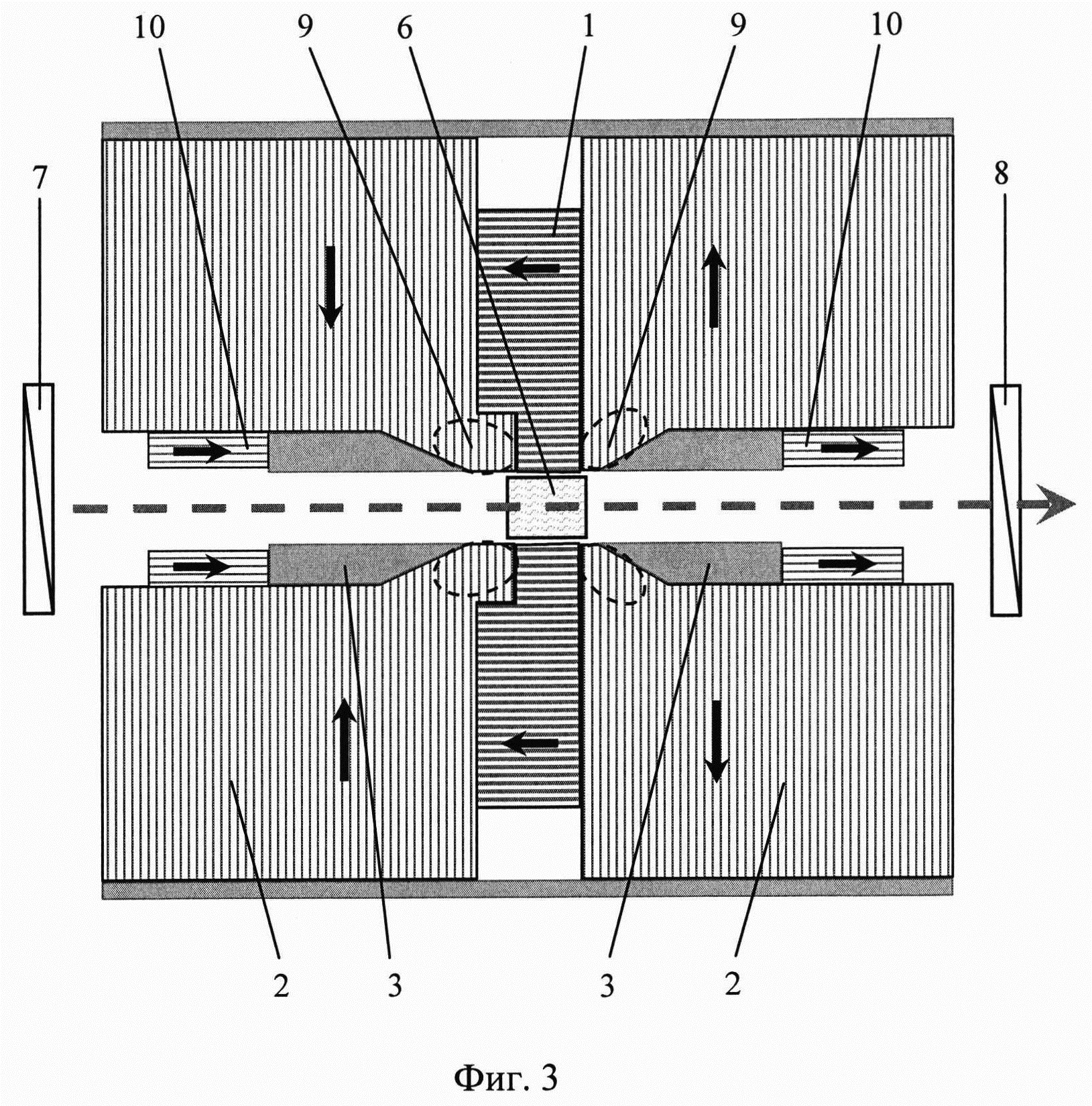 Изолятор Фарадея на постоянных магнитах с высокой напряженностью магнитного поля