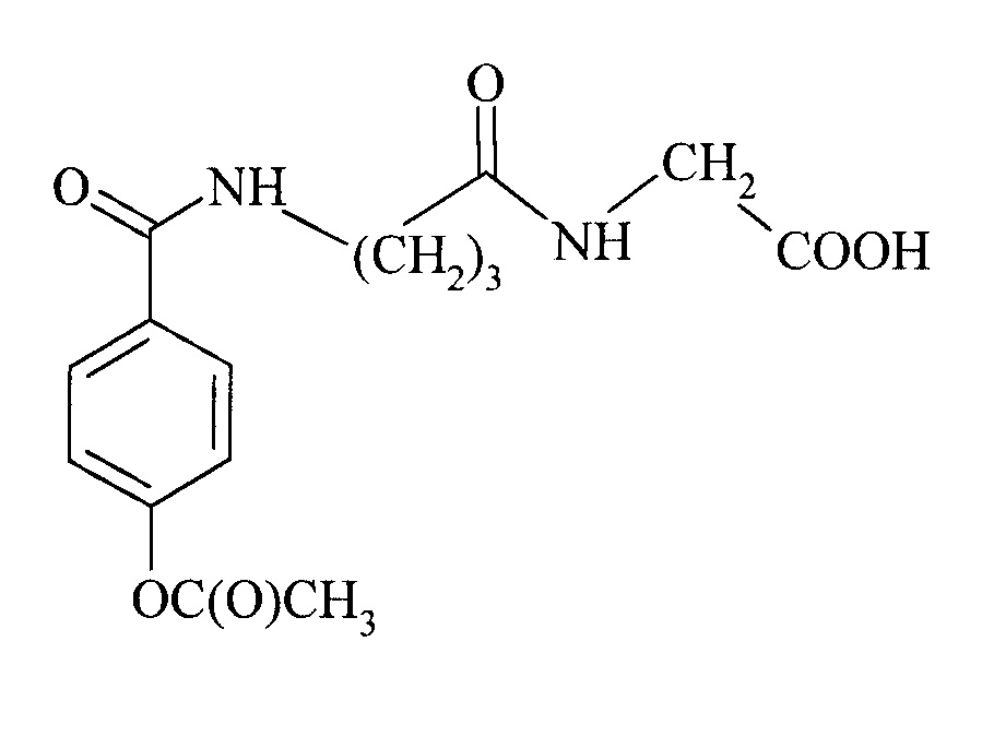4-(4-Ацетоксибензоиламино)бутаноилглицин, обладающий церебропротекторным действием при ишемии головного мозга