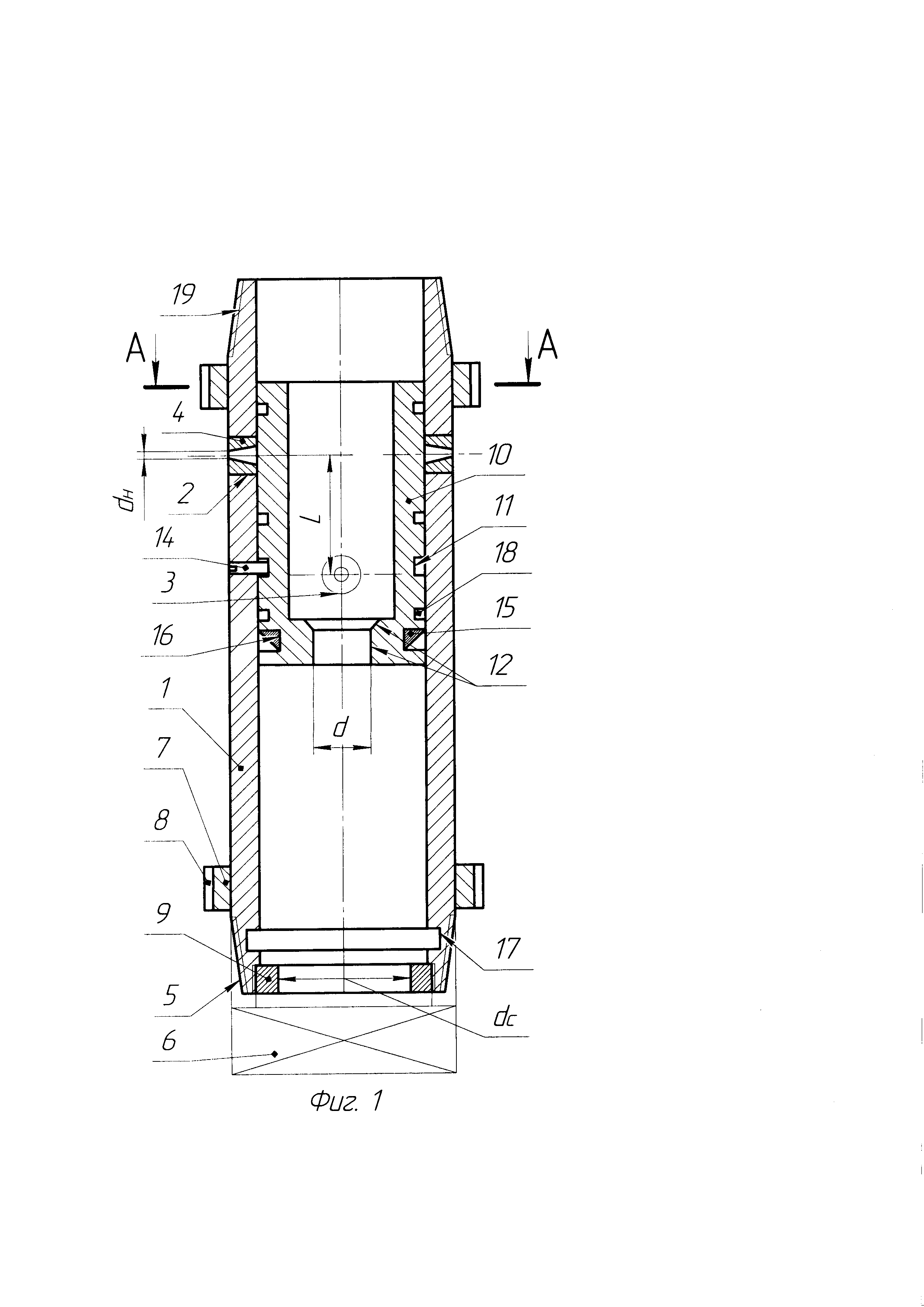Гидропескоструйный перфоратор для поинтервальной перфорации и гидравлического разрыва пласта