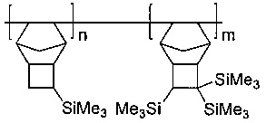 Аддитивный сополимер 3,3,4-трис(триметилсилил)трициклононена-7 и 3-триметилсилилтрициклононена-7, способ его получения и способ разделения газовых смесей с его применением