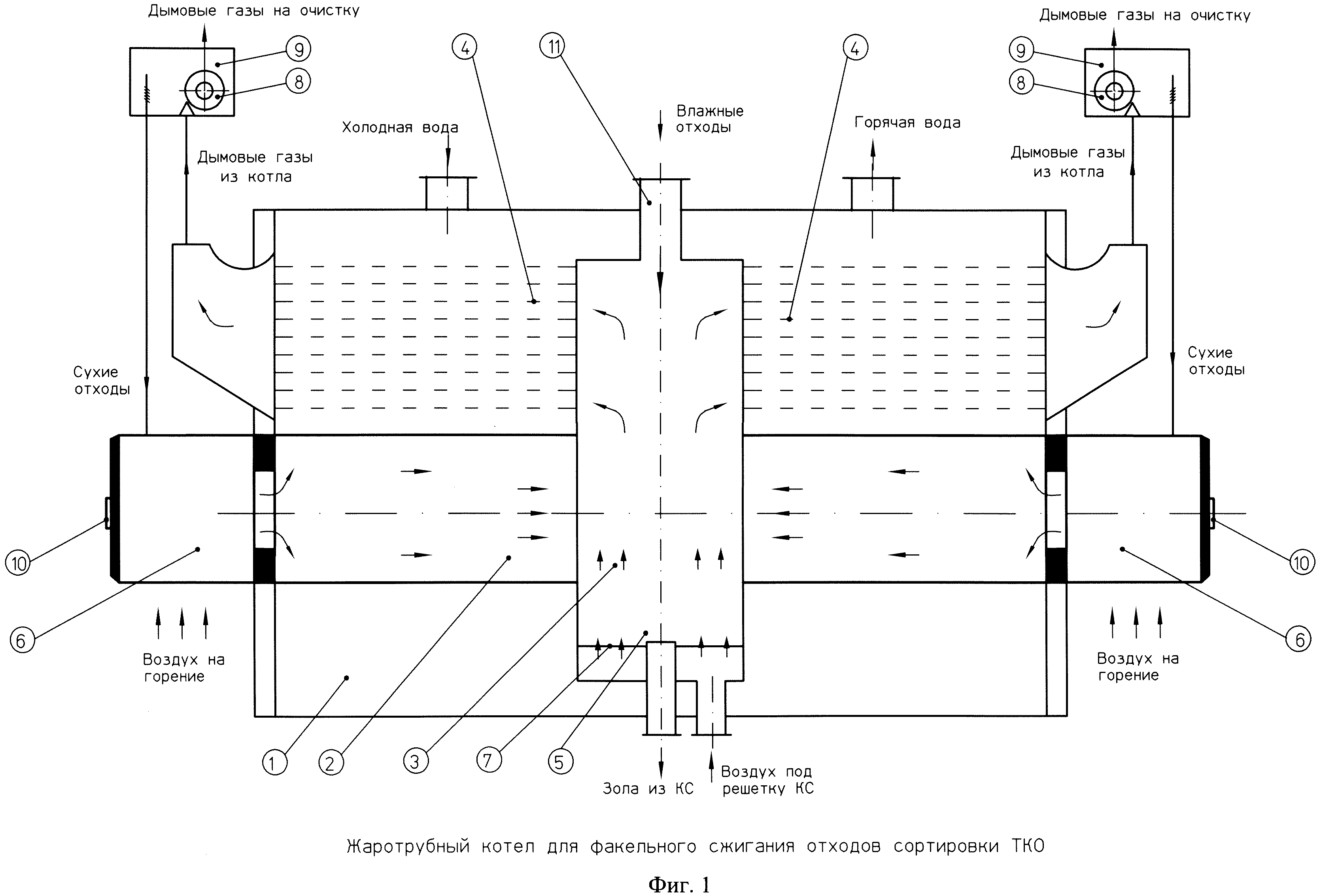 Вертикальный жаротрубный котел системы Шухова