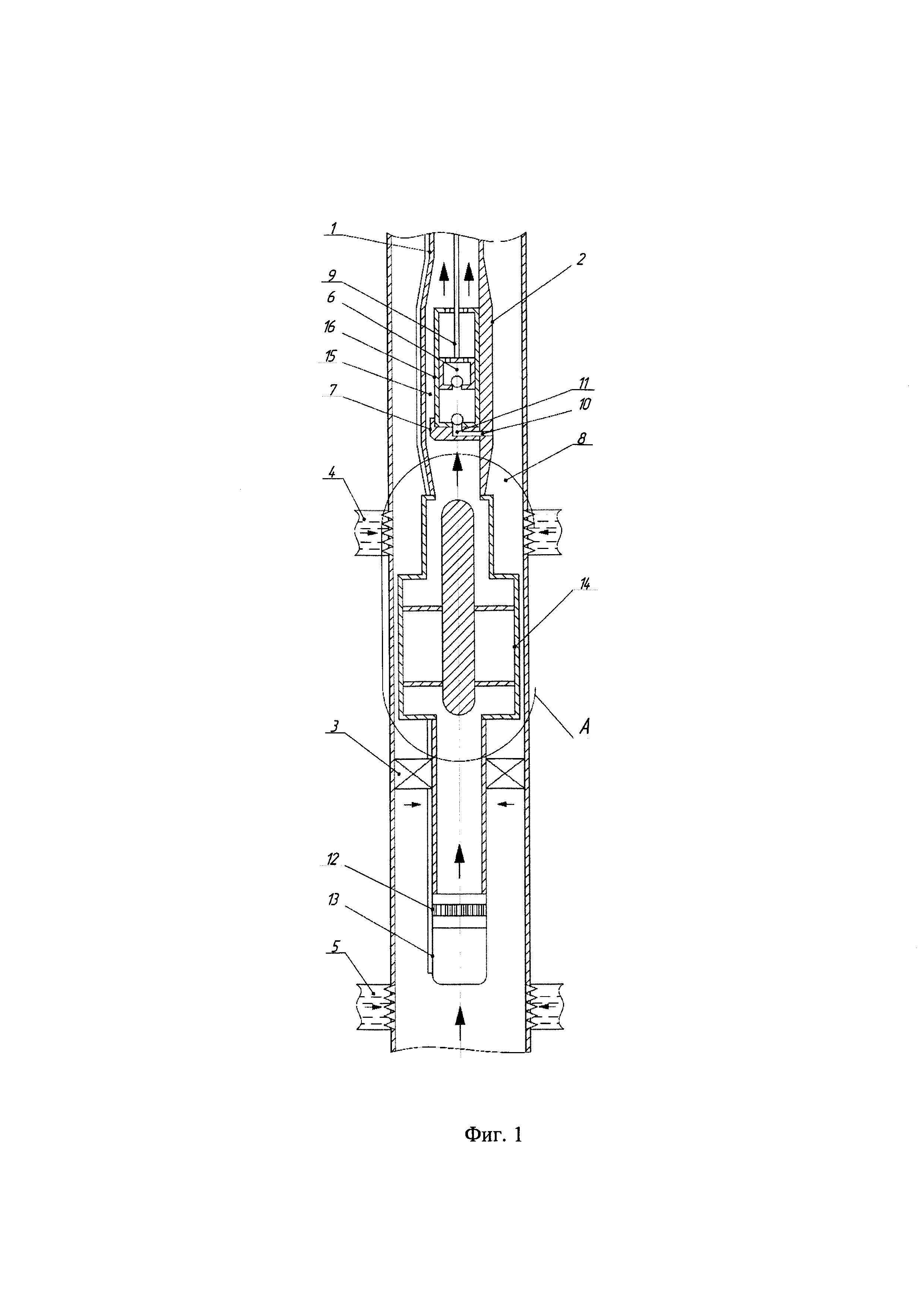 Скважинная насосная установка для одновременно-раздельной эксплуатации двух пластов