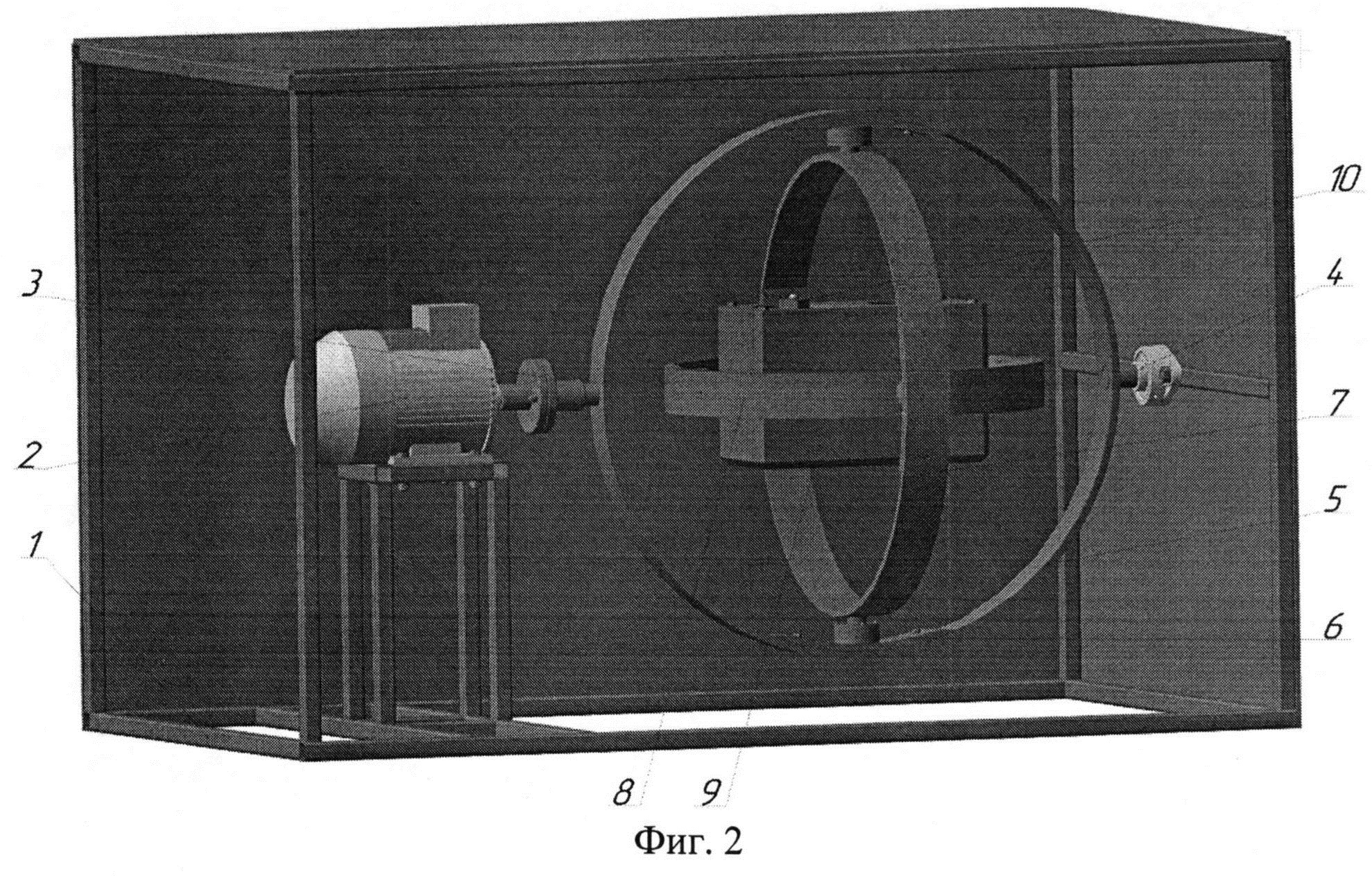 Шаровая мельница-механоактиватор с тремя плоскостями вращения