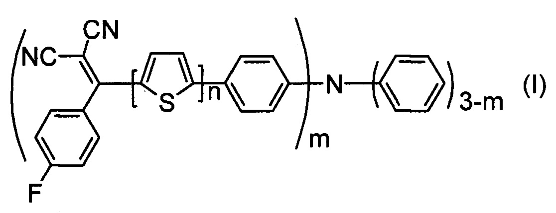 Донорно-акцепторные олигомеры на основе трифениламина с п-фторфенилдициановинильными электроноакцепторными заместителями и способ их получения