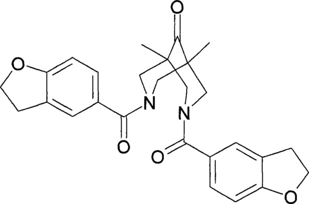 Меченный тритием 3,7-бис(2,3-дигидро-1-бензофуран-5-илкарбонил)-1,5-диметил-3,7-диазабицикло[3.3.1]нонан-9-он