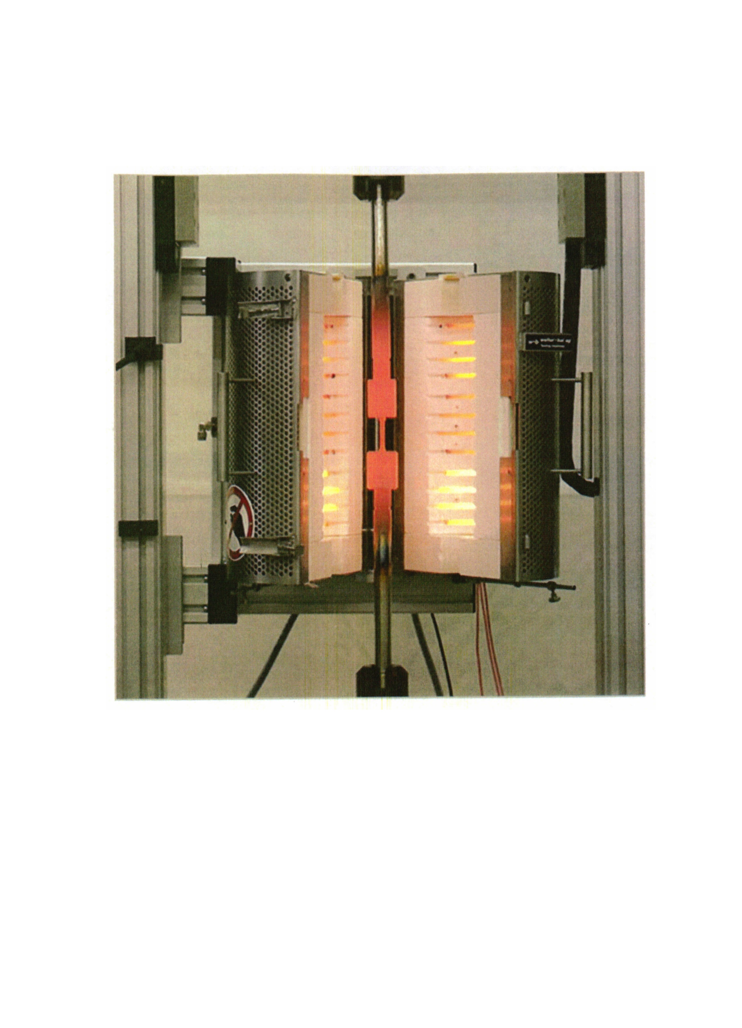 Нагревательное устройство для высокотемпературных испытаний образцов на растяжение