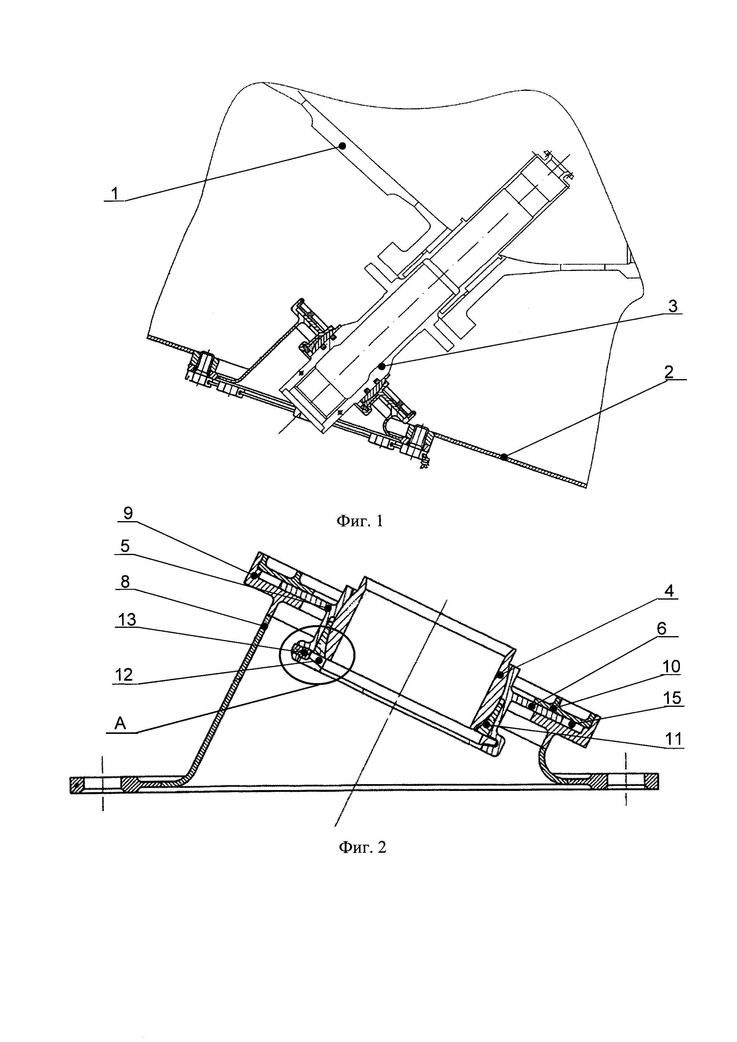 Компенсатор относительных перемещений внутреннего и внешнего корпусов турбомашины