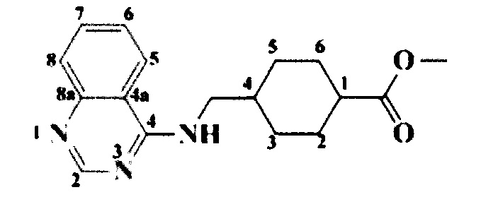 4-[метил 4-(аминометил)циклогексанкарбоксилат]хиназолин и способ его получения