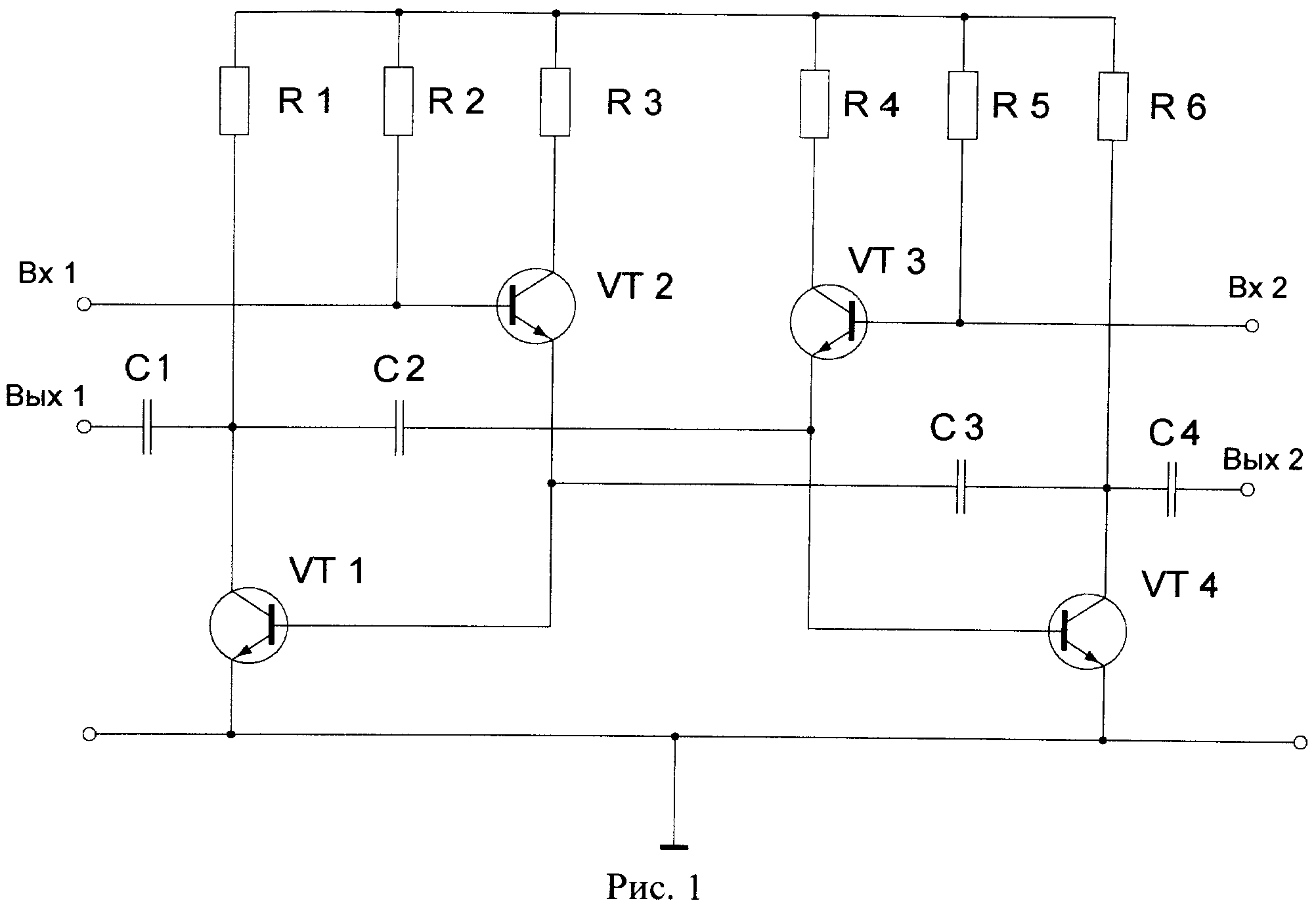 Мультивибратор на транзисторах с регулируемой частотой схема