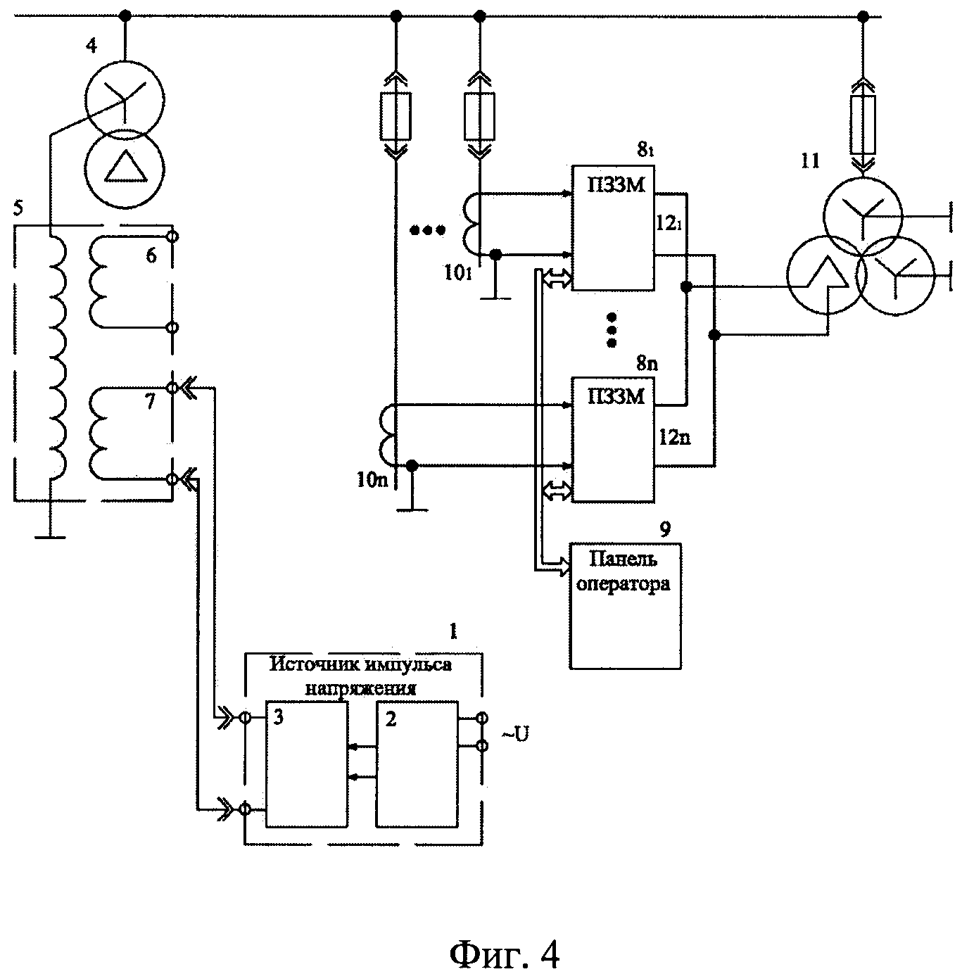 Способ контроля правильности подключения присоединений в устройстве определения повреждённого фидера в сетях с нейтралью, заземлённой через дугогасящий реактор