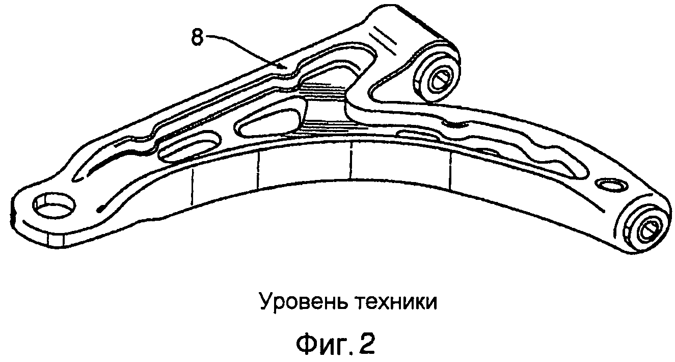 КОНСТРУКТИВНЫЙ ДВУТАВРОВЫЙ РЫЧАГ АВТОМОБИЛЬНОЙ ПОДВЕСКИ