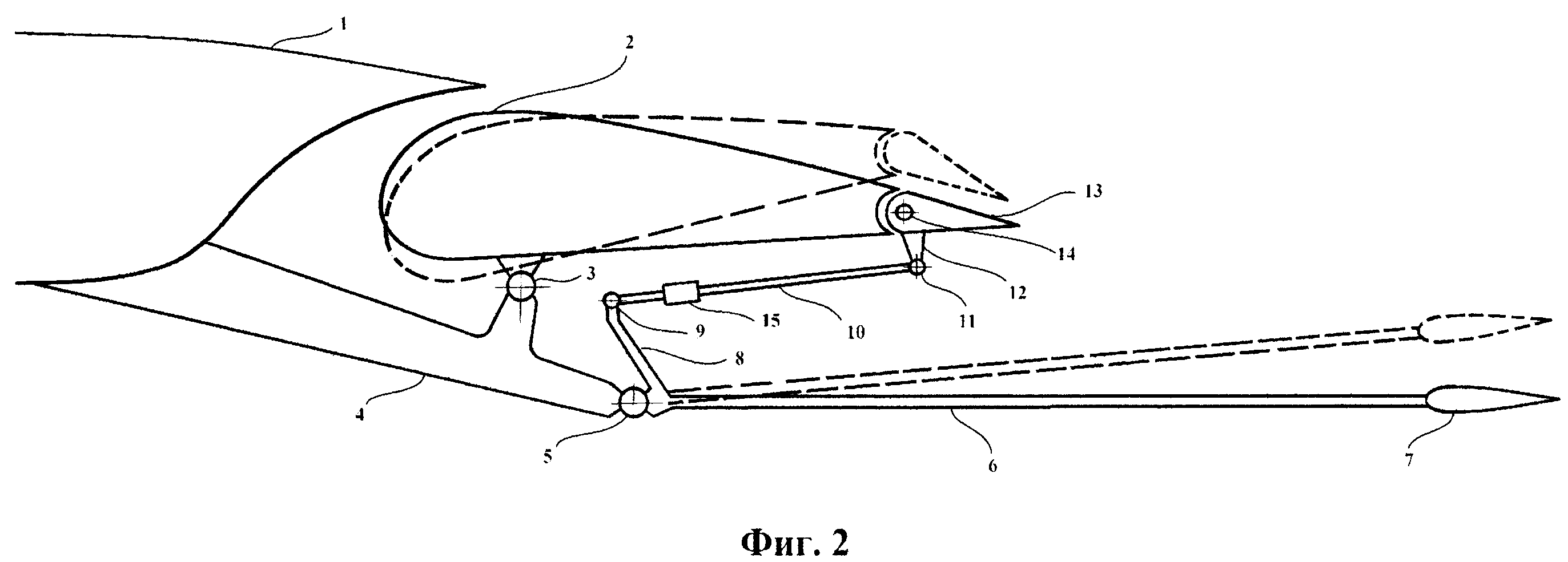 Летательный аппарат с двумя несущими поверхностями (Краснов - план)