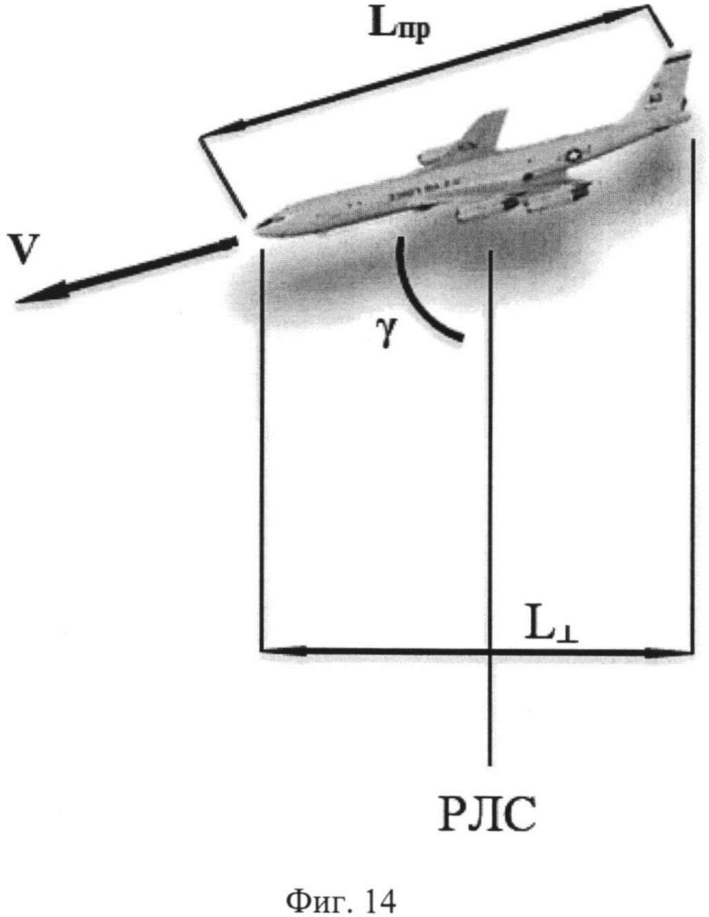 Способ оценки пространственного размера воздушной цели по частотной протяженности доплеровского портрета