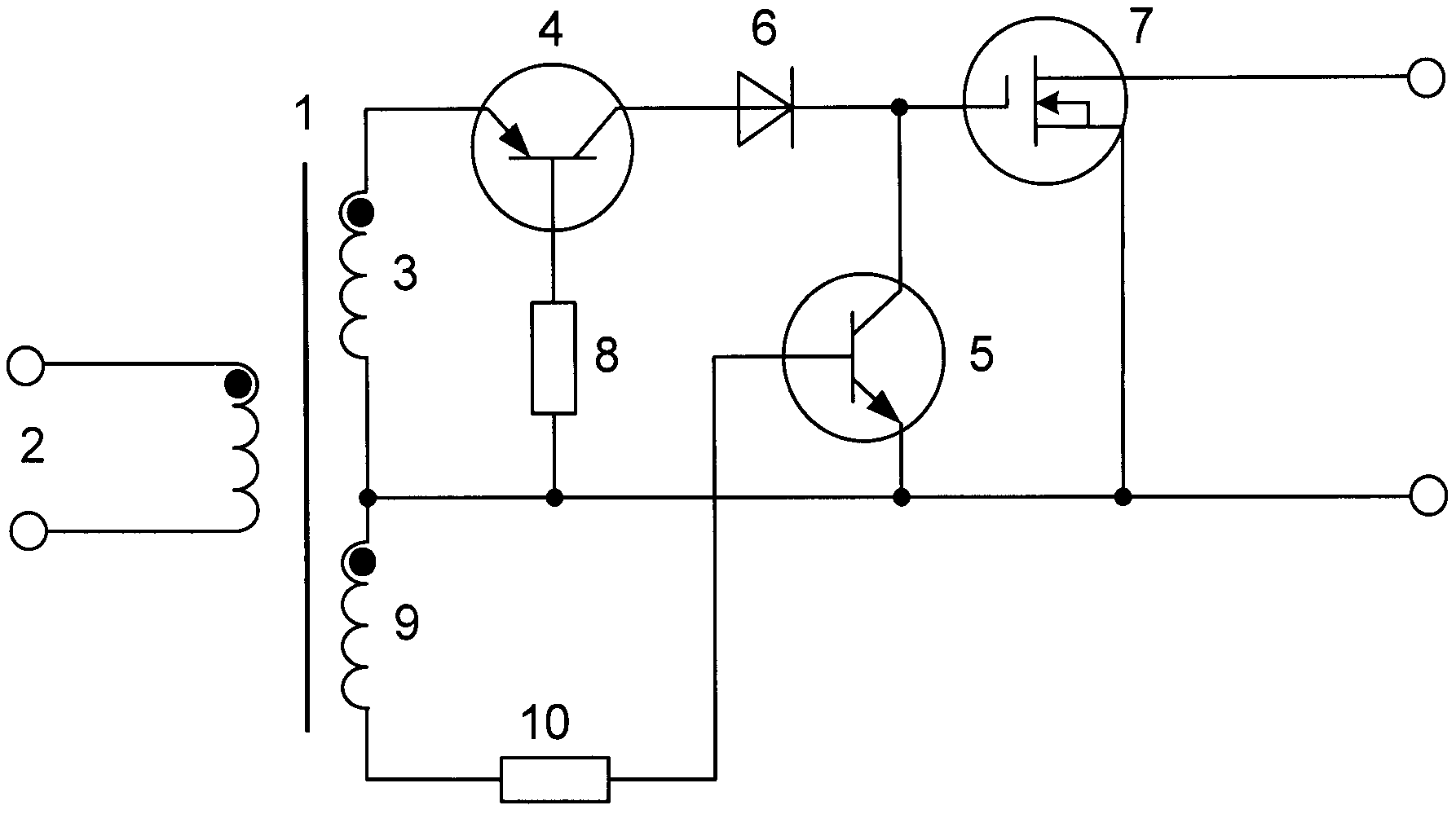 Ключ на комплементарных МДП транзисторах