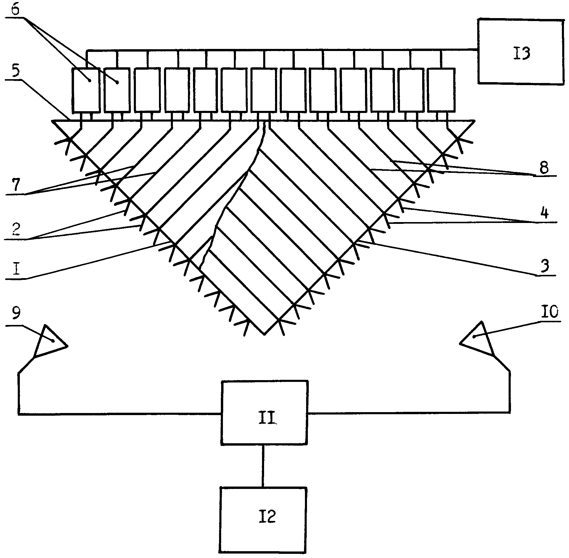 Фазированная антенная решетка с пространственным возбуждением проходного типа