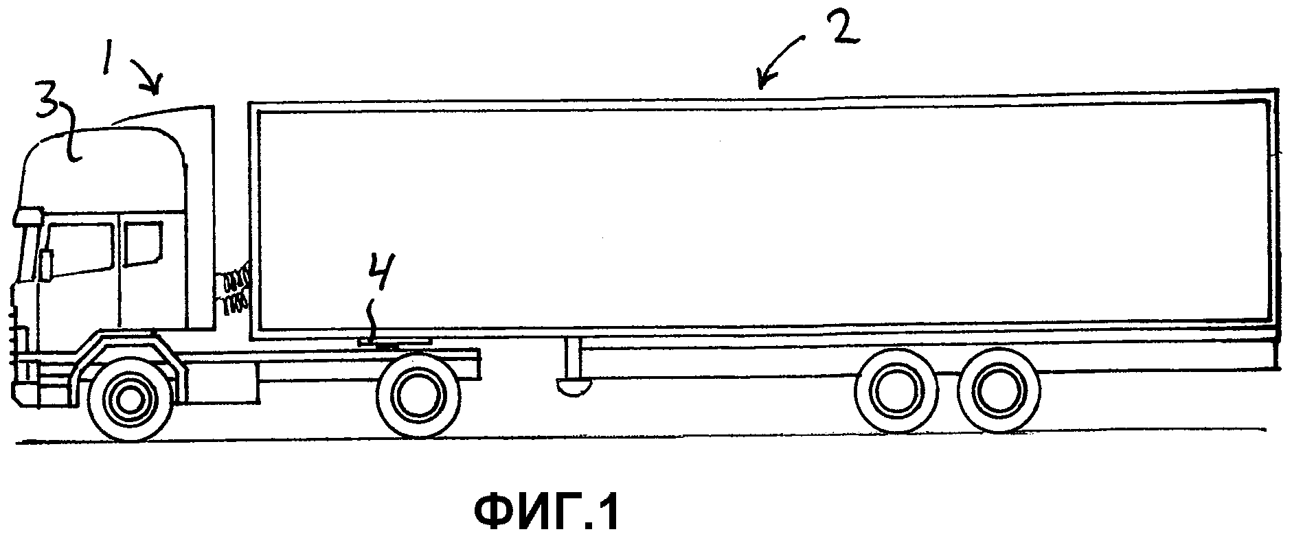 Схема автопоезда (для грузов категории 2)