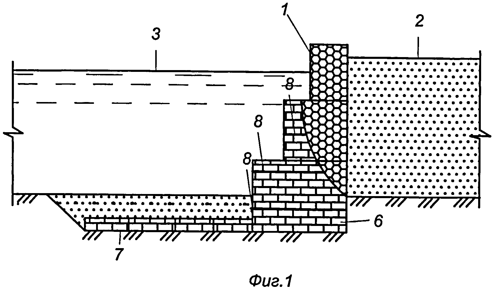подпорная стенка из бетона схема